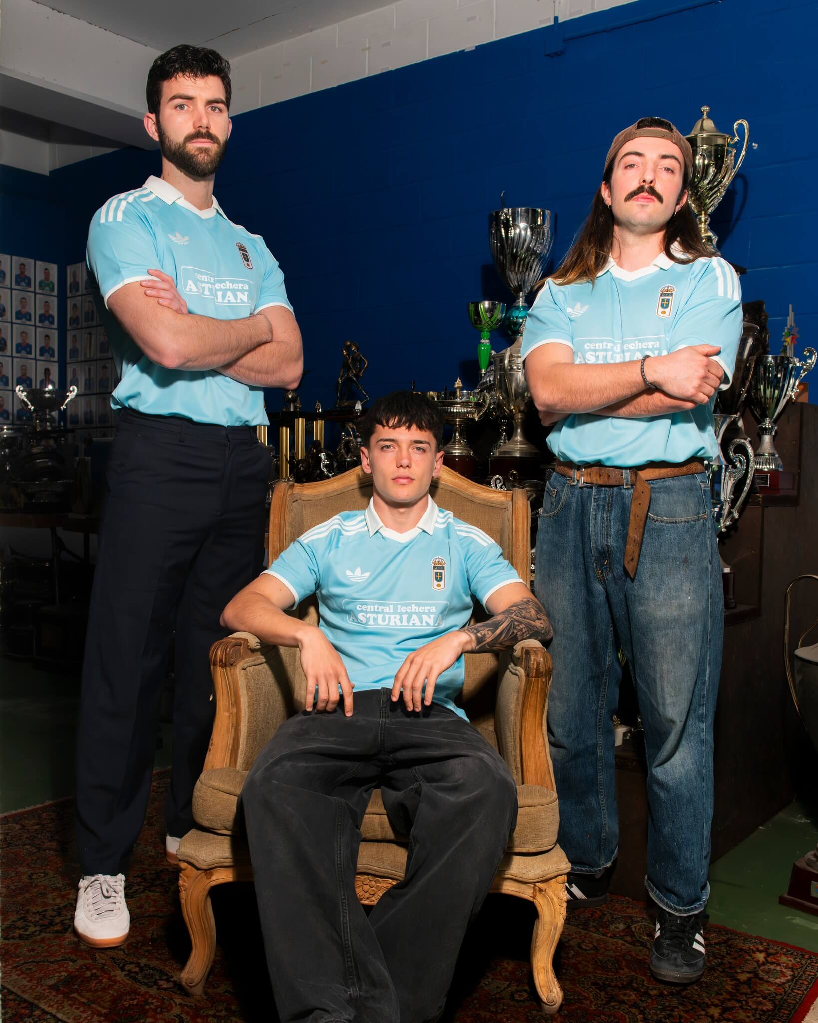 Camisa dos 100 anos do Real Oviedo 2026 adidas