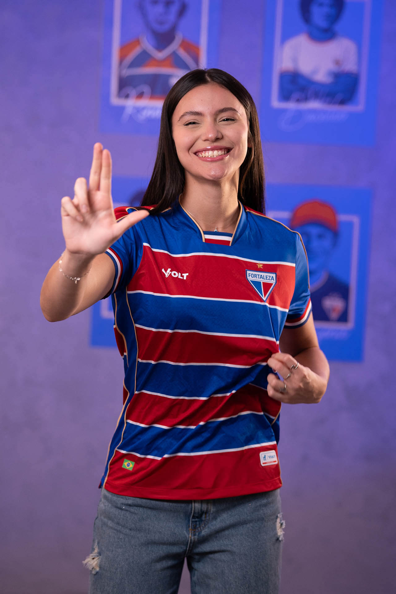 Camisa titular do Fortaleza EC 2026 Volt