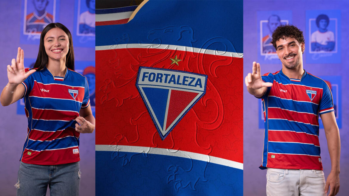 Camisa titular do Fortaleza EC 2026 Volt