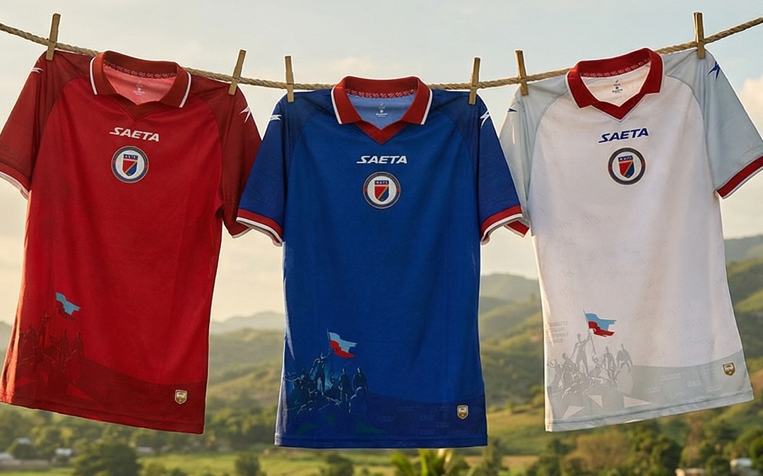 Saeta lança camisas do Haiti para a Copa do Mundo 2026