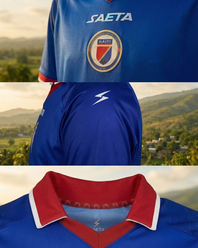 Saeta lança camisas do Haiti para a Copa do Mundo 2026