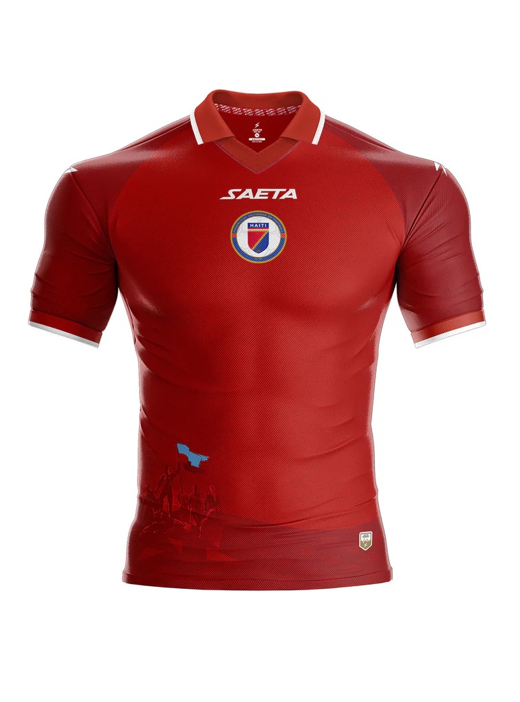 Saeta lança camisas do Haiti para a Copa do Mundo 2026