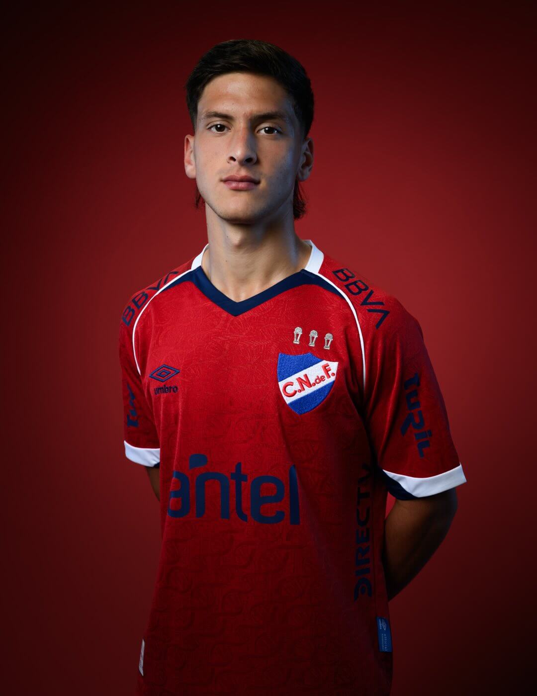 Camisa reserva vermelha do Nacional 2026-2027 Umbro