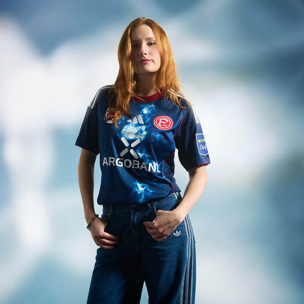 Fortuna Dusseldorf camisa Rio Reno 2026 adidas