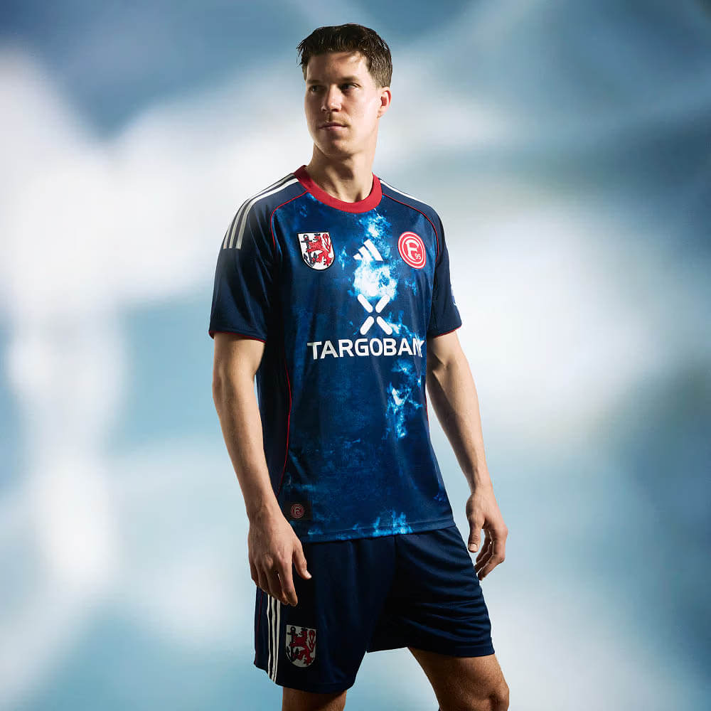 Fortuna Dusseldorf camisa Rio Reno 2026 adidas