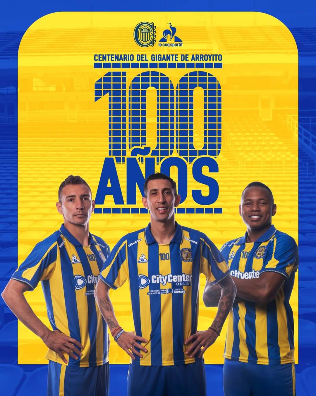 Camisa titular rosario central 2026 le coq sportif