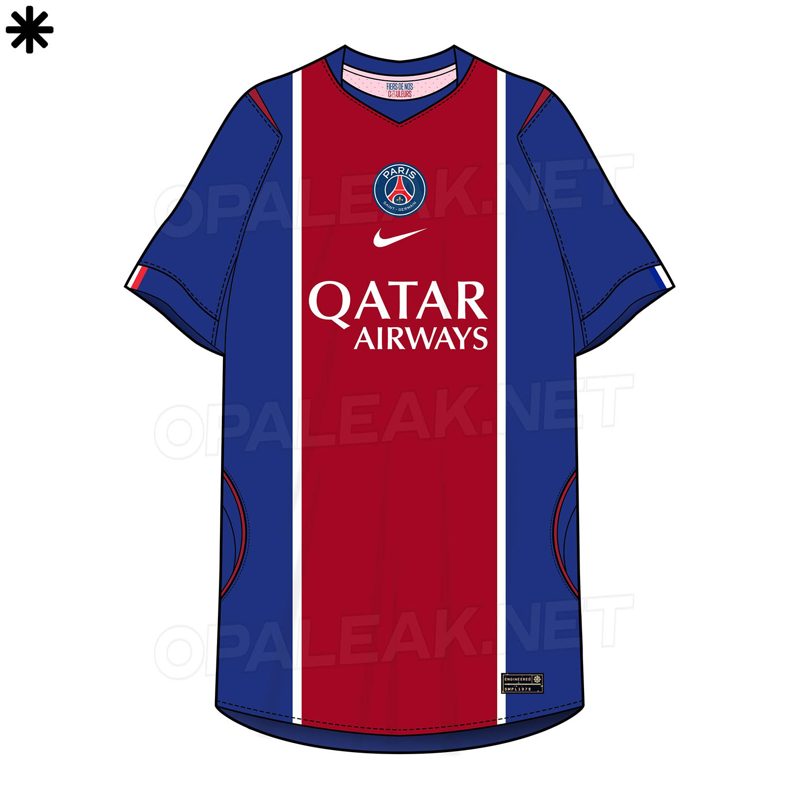 Camisa titular do PSG 2026-2027 Nike
