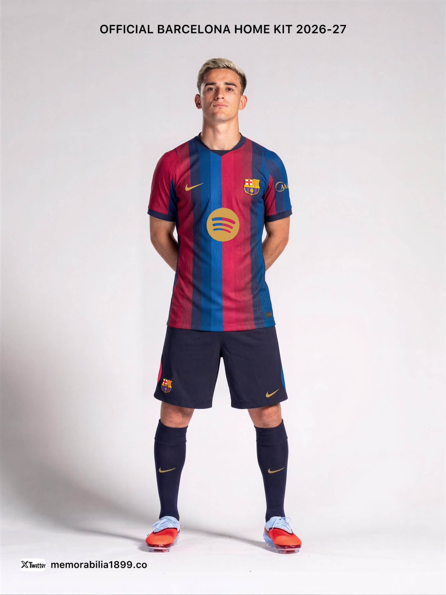 Camisa titular do Barcelona 2026-2027 Nike