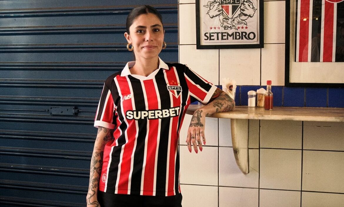 camisa reserva do São Paulo 2026-2027 New Balance