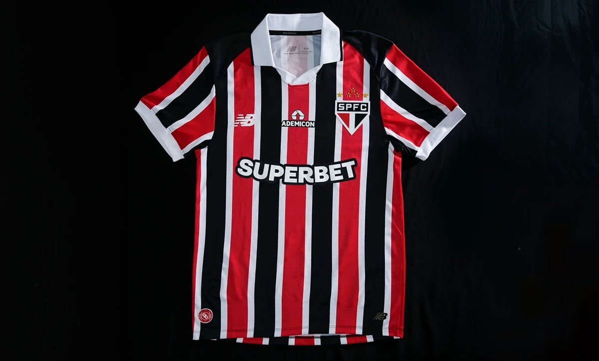camisa reserva do São Paulo 2026-2027 New Balance