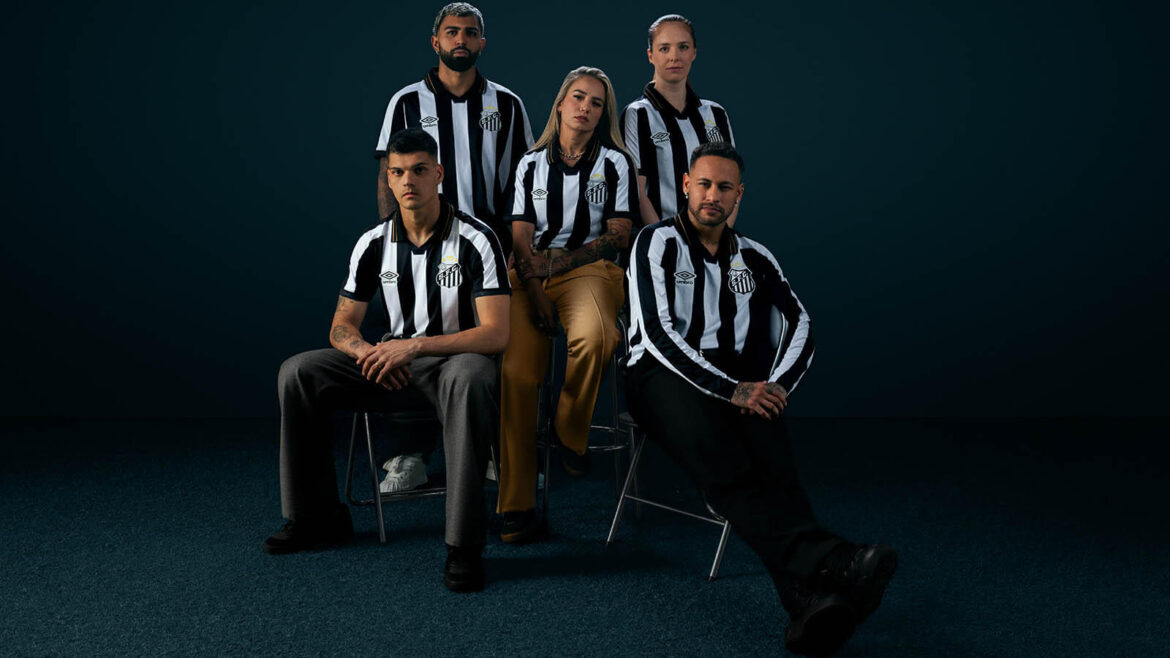 Camisa listrada do Santos FC 2026 Umbro