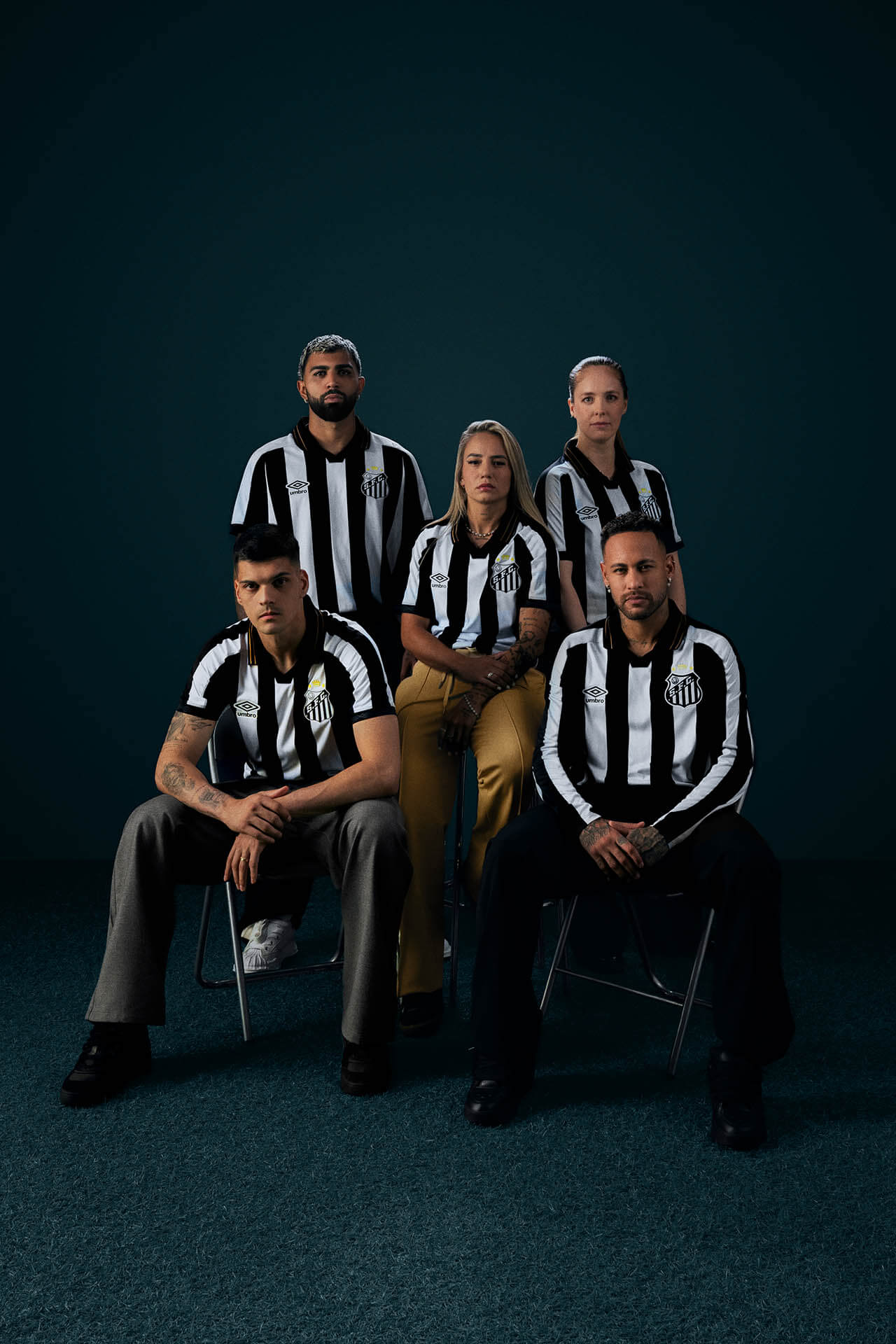 Camisa listrada do Santos FC 2026 Umbro