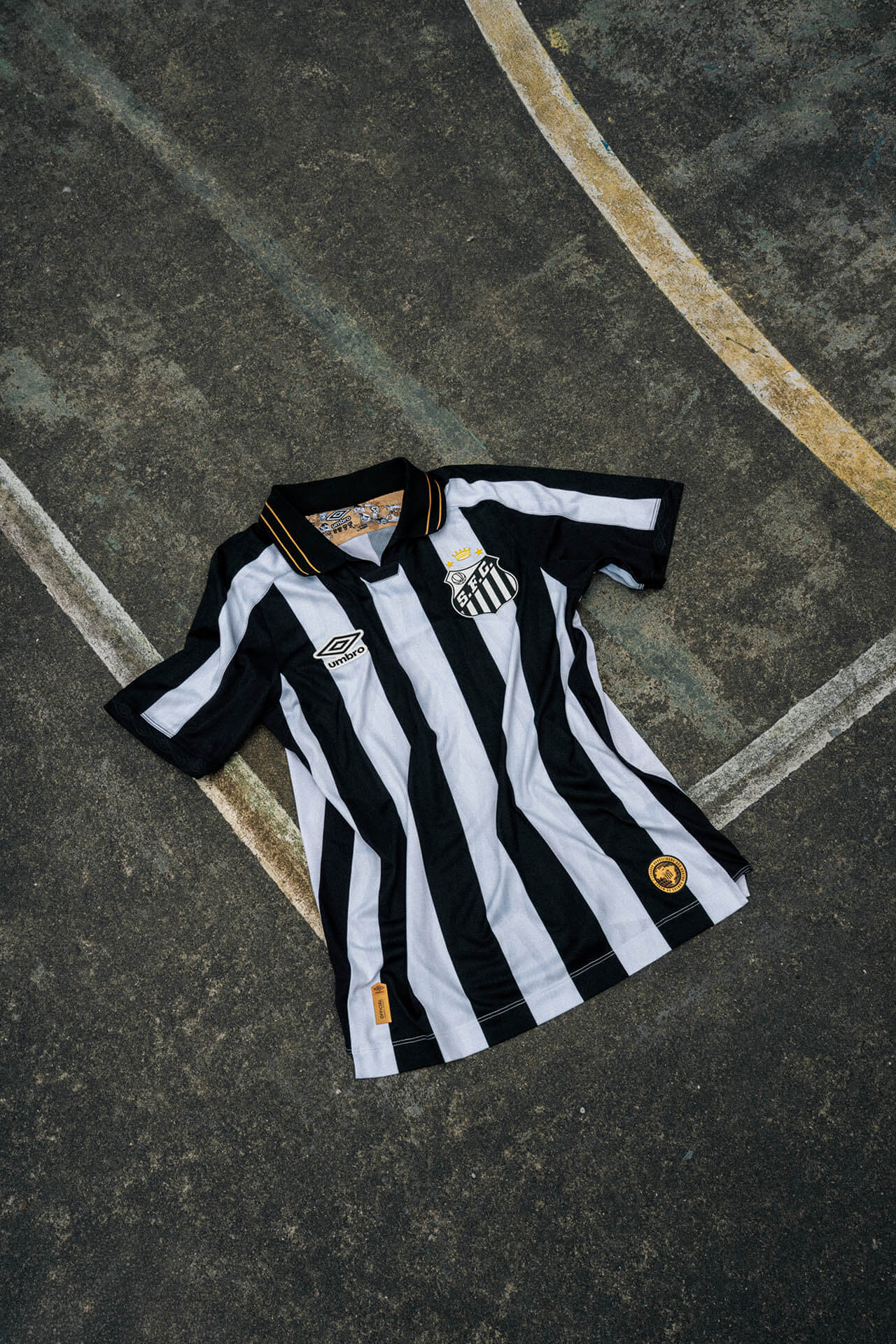 Camisa listrada do Santos FC 2026 Umbro