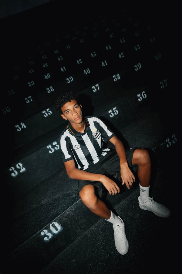 Camisa listrada do Santos FC 2026 Umbro