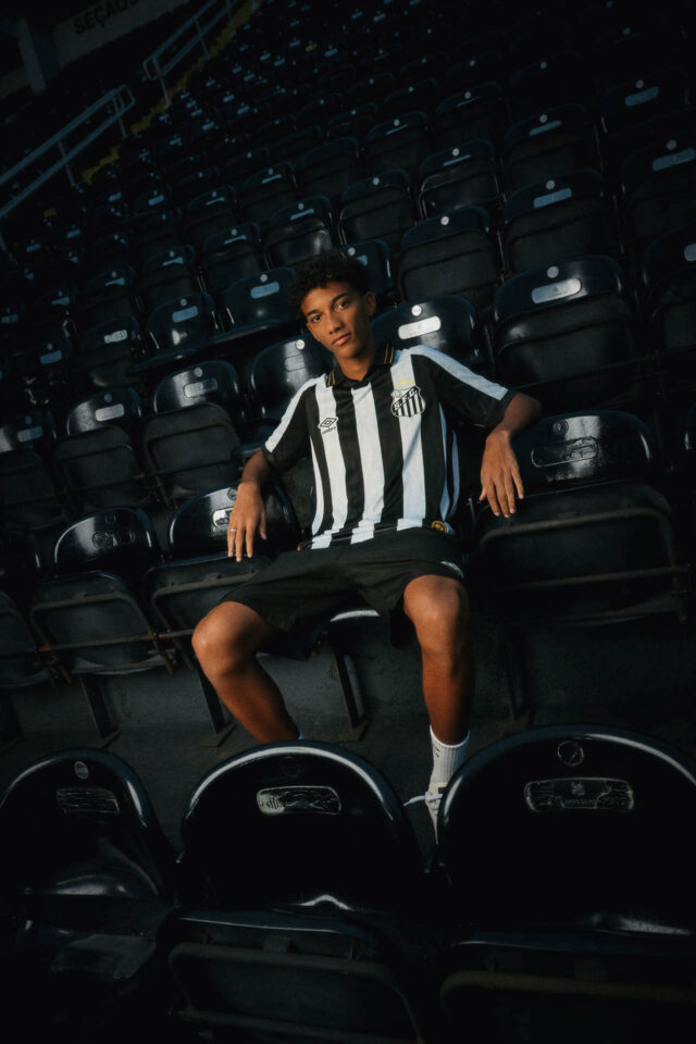 Camisa listrada do Santos FC 2026 Umbro