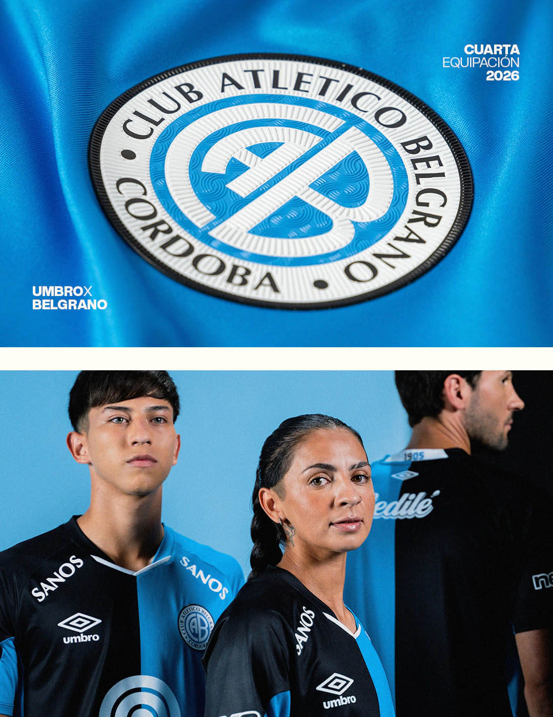Quarta camisa do Belgrano 2026 Umbro