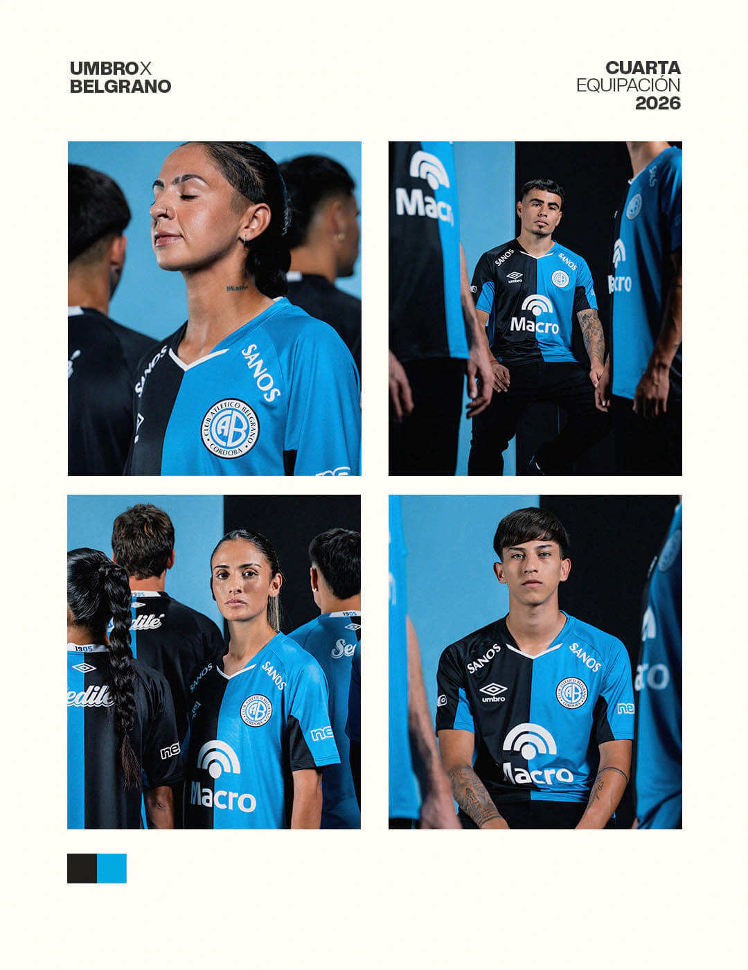 Quarta camisa do Belgrano 2026 Umbro