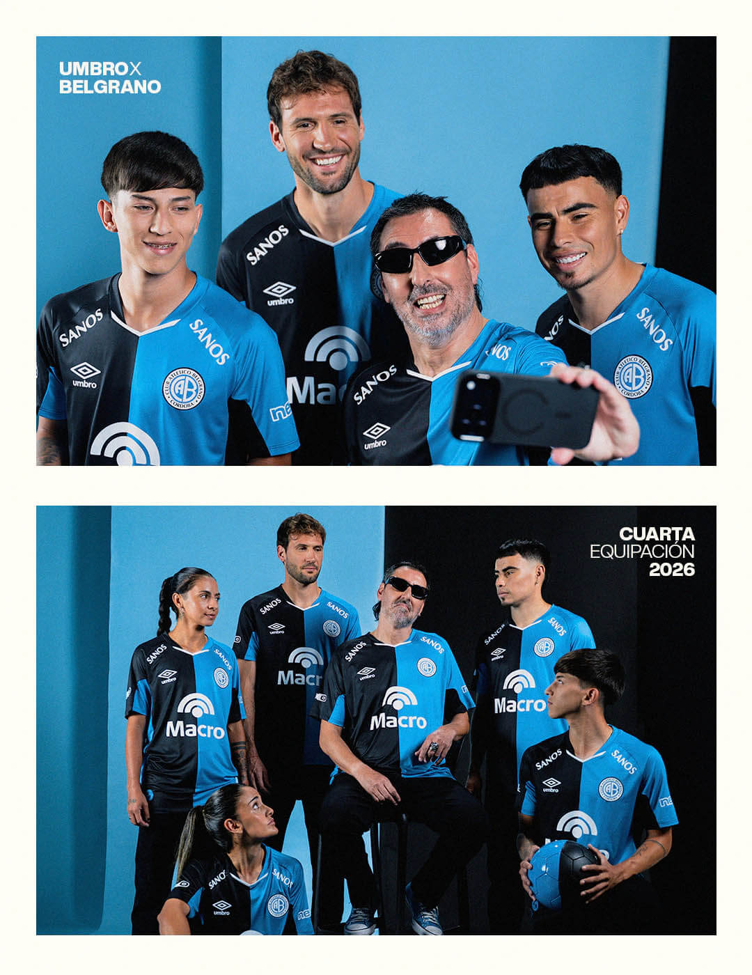 Quarta camisa do Belgrano 2026 Umbro