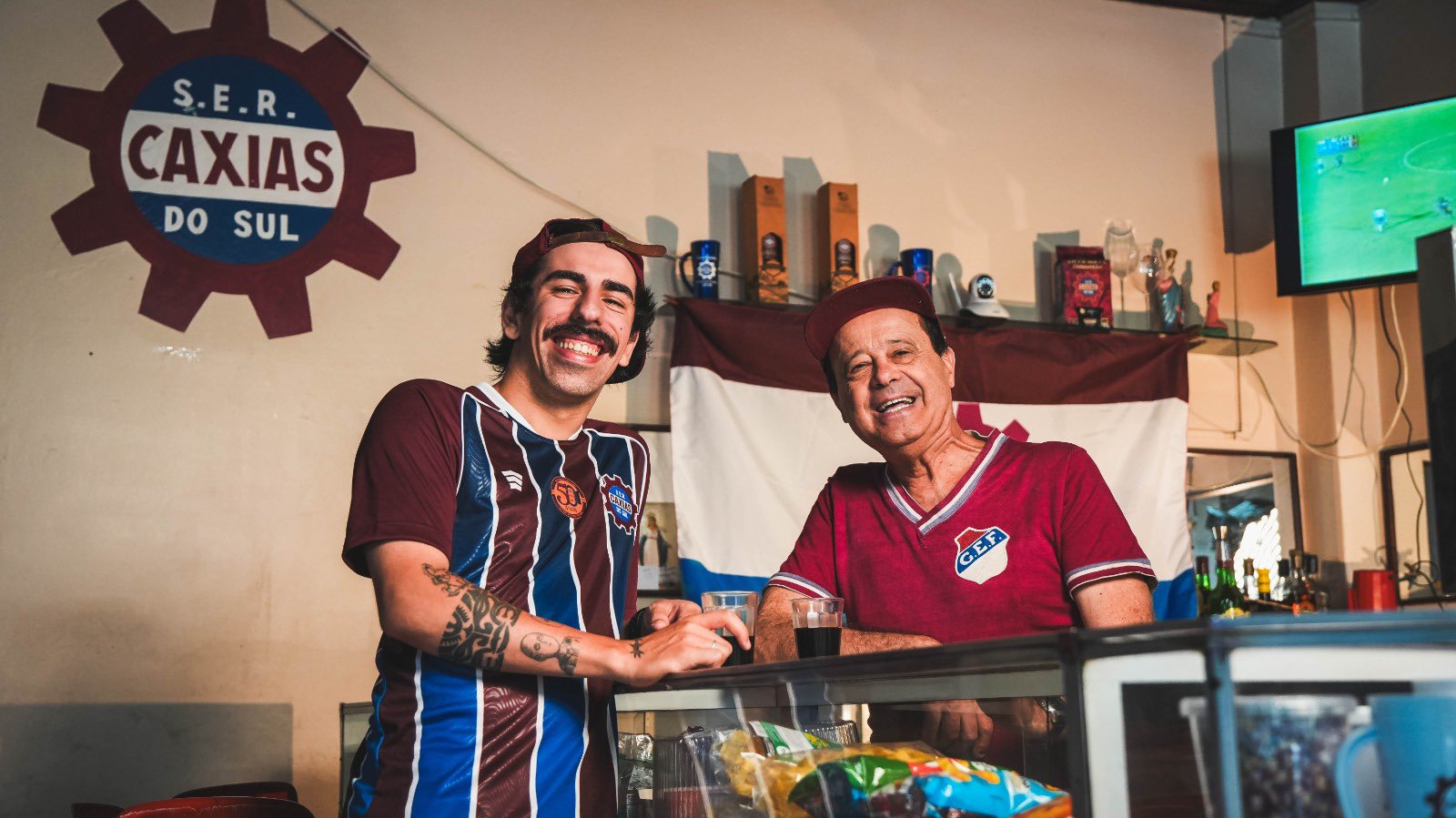 Terceira camisa tricolor do SER Caxias 2026 Catê