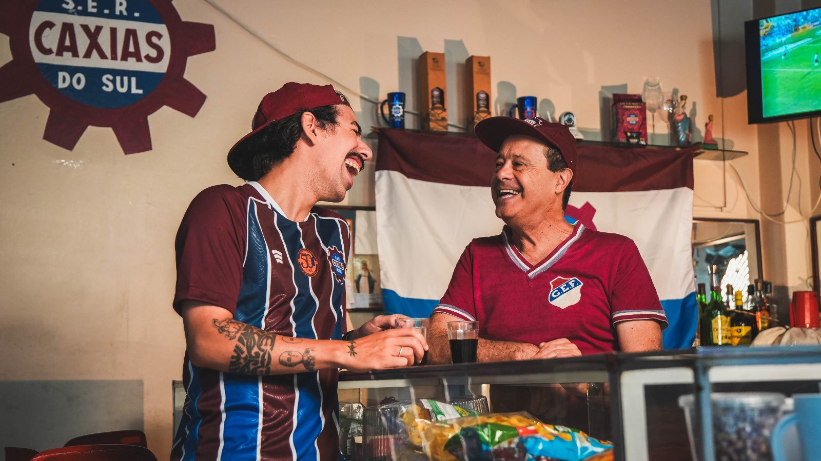 Terceira camisa tricolor do SER Caxias 2026 Catê