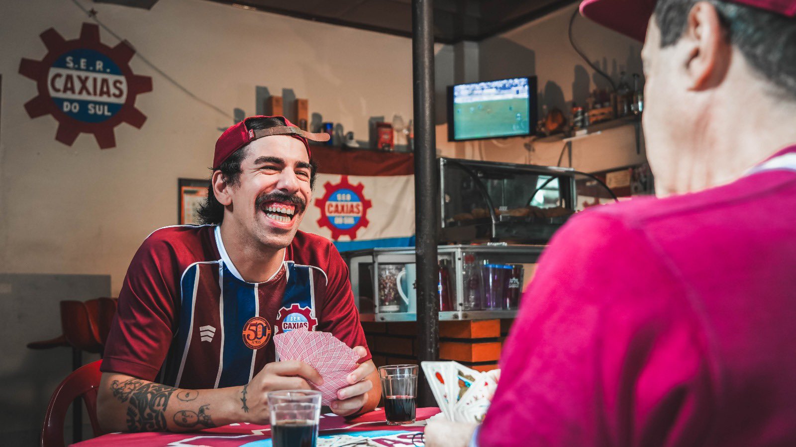 Terceira camisa tricolor do SER Caxias 2026 Catê