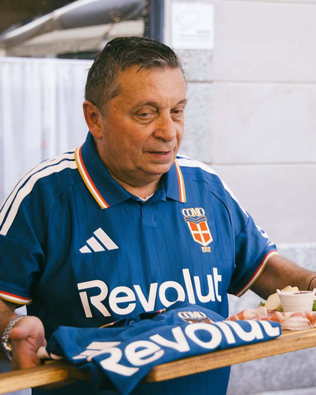Camisa titular do Como 1907 2026-2027 adidas