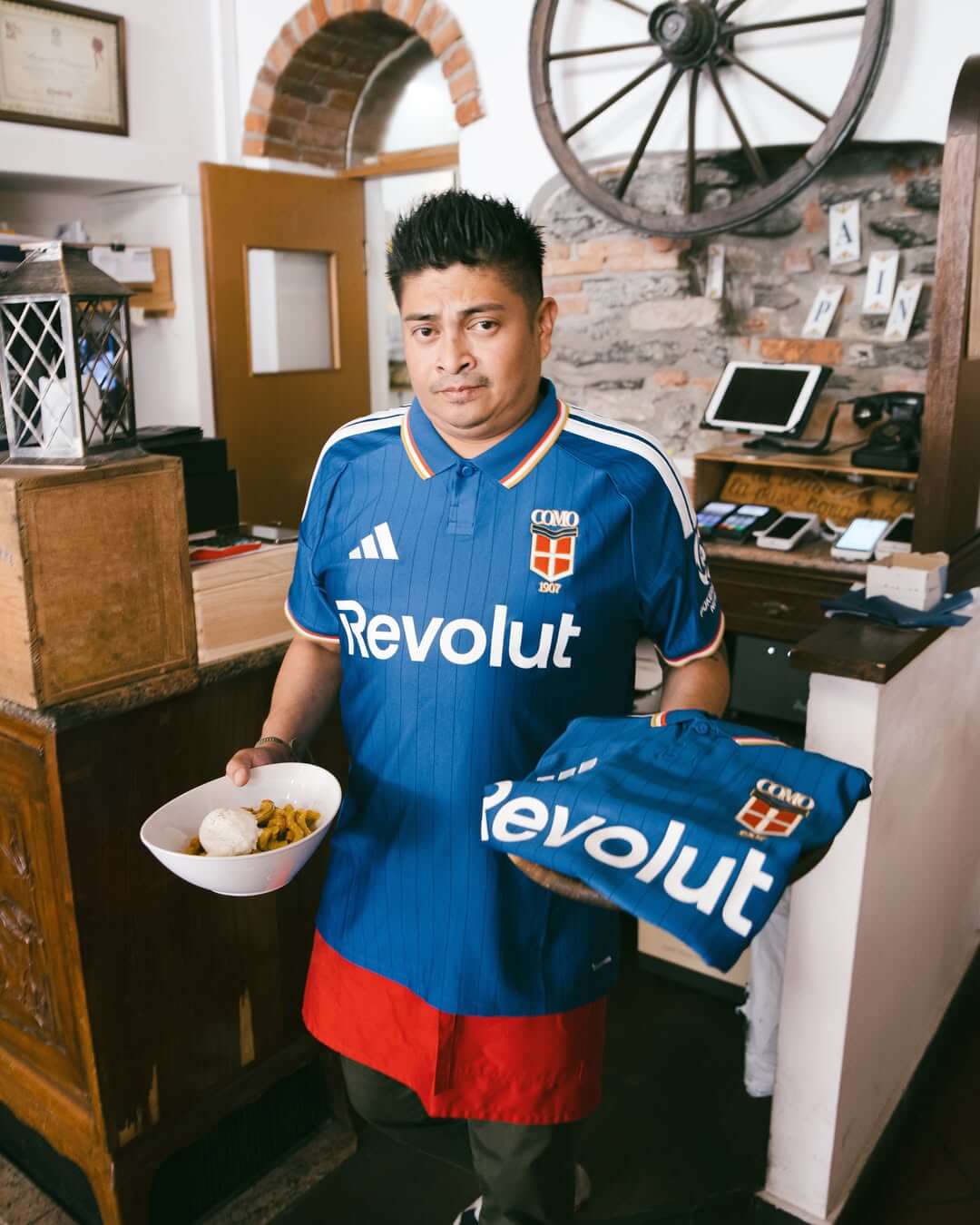 Camisa titular do Como 1907 2026-2027 adidas
