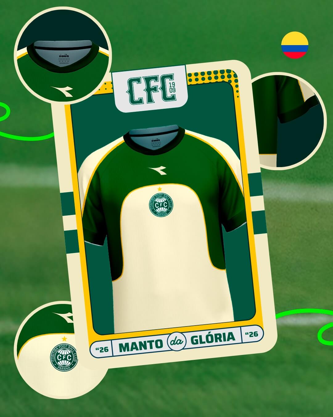 Coritiba Manto da Glória 2026 Colômbia