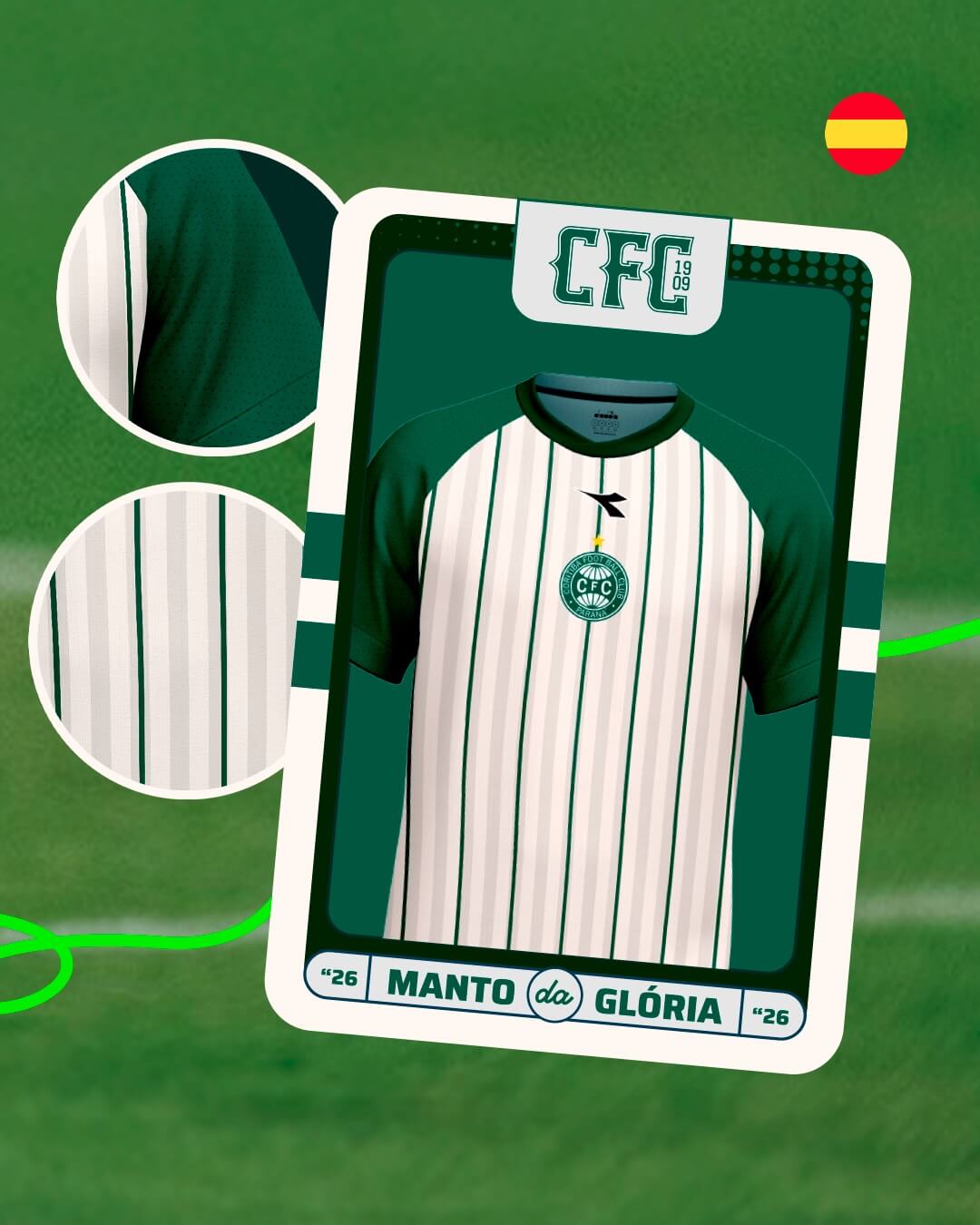 Coritiba Manto da Glória 2026 Espanha