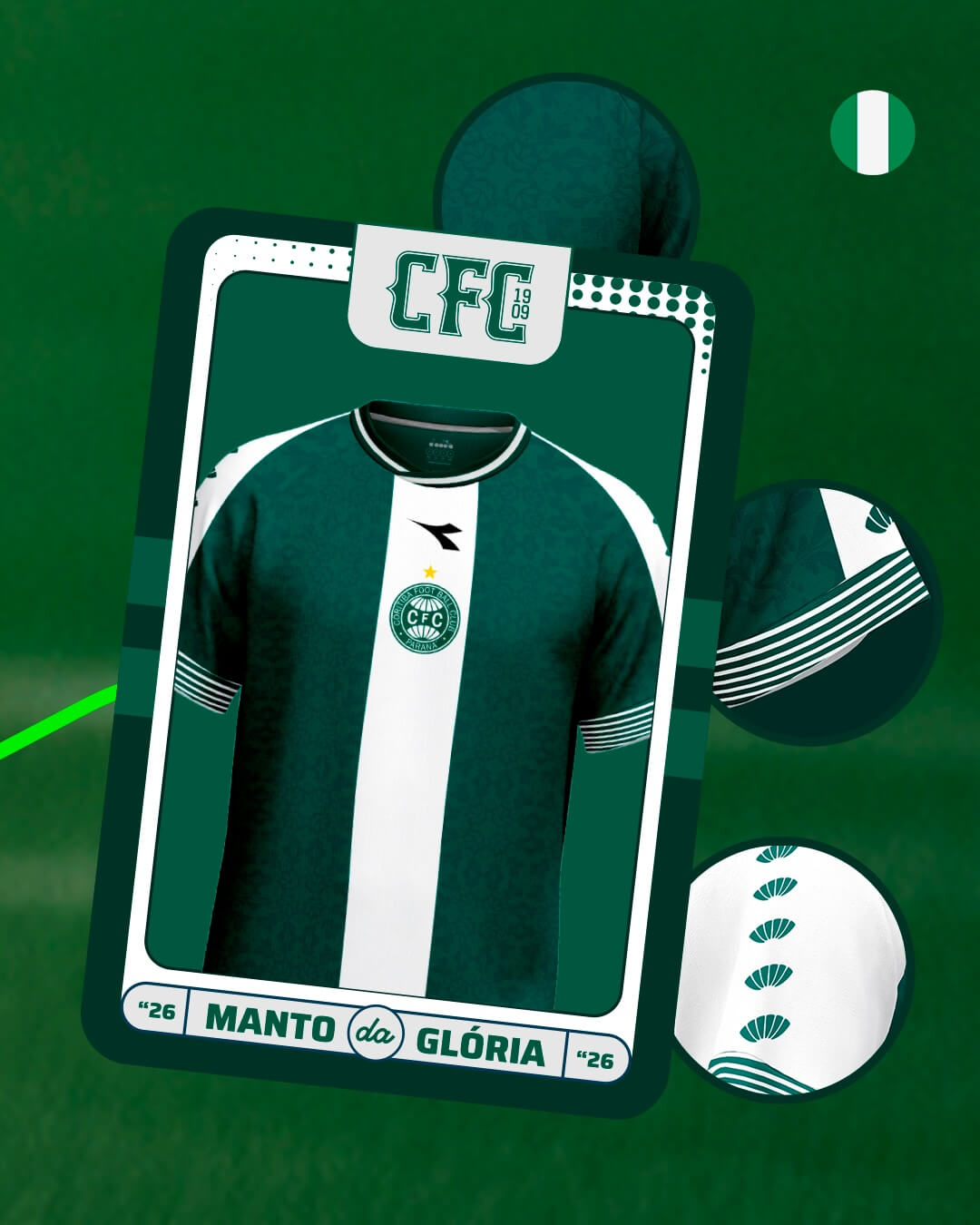 Coritiba Manto da Glória 2026 Nigéria