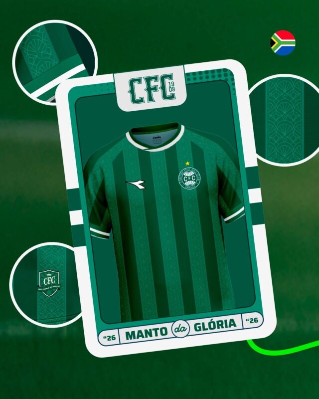 Coritiba Manto da Glória 2026 África do Sul