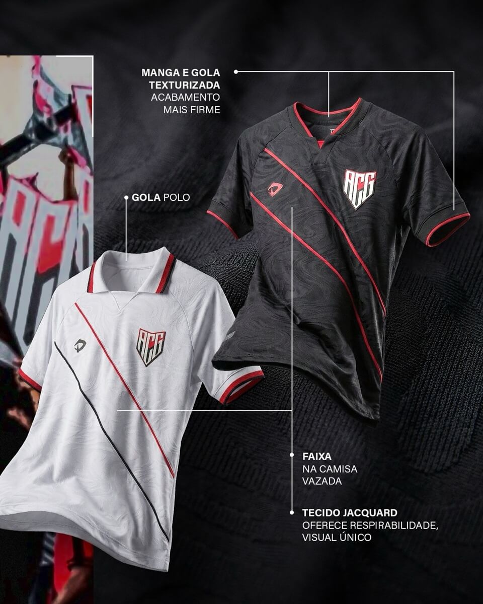 camisas atlético goianiense 2026-2027 dragão premium