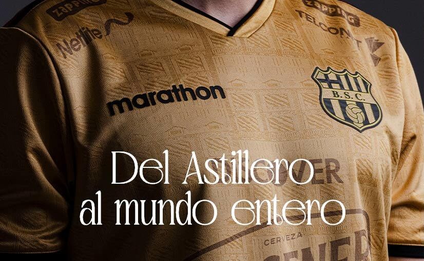 camisa 101 anos barcelona sc 2026 marathon