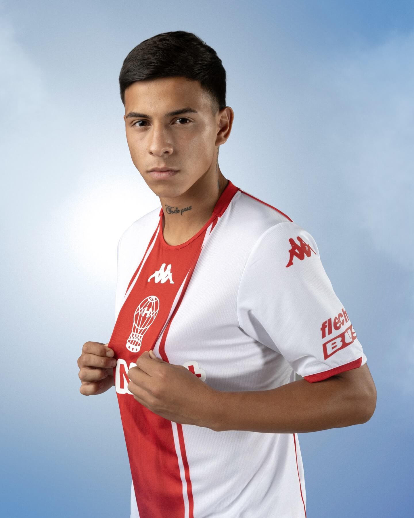 Camisa titular do CA Huracán 2026 Kappa