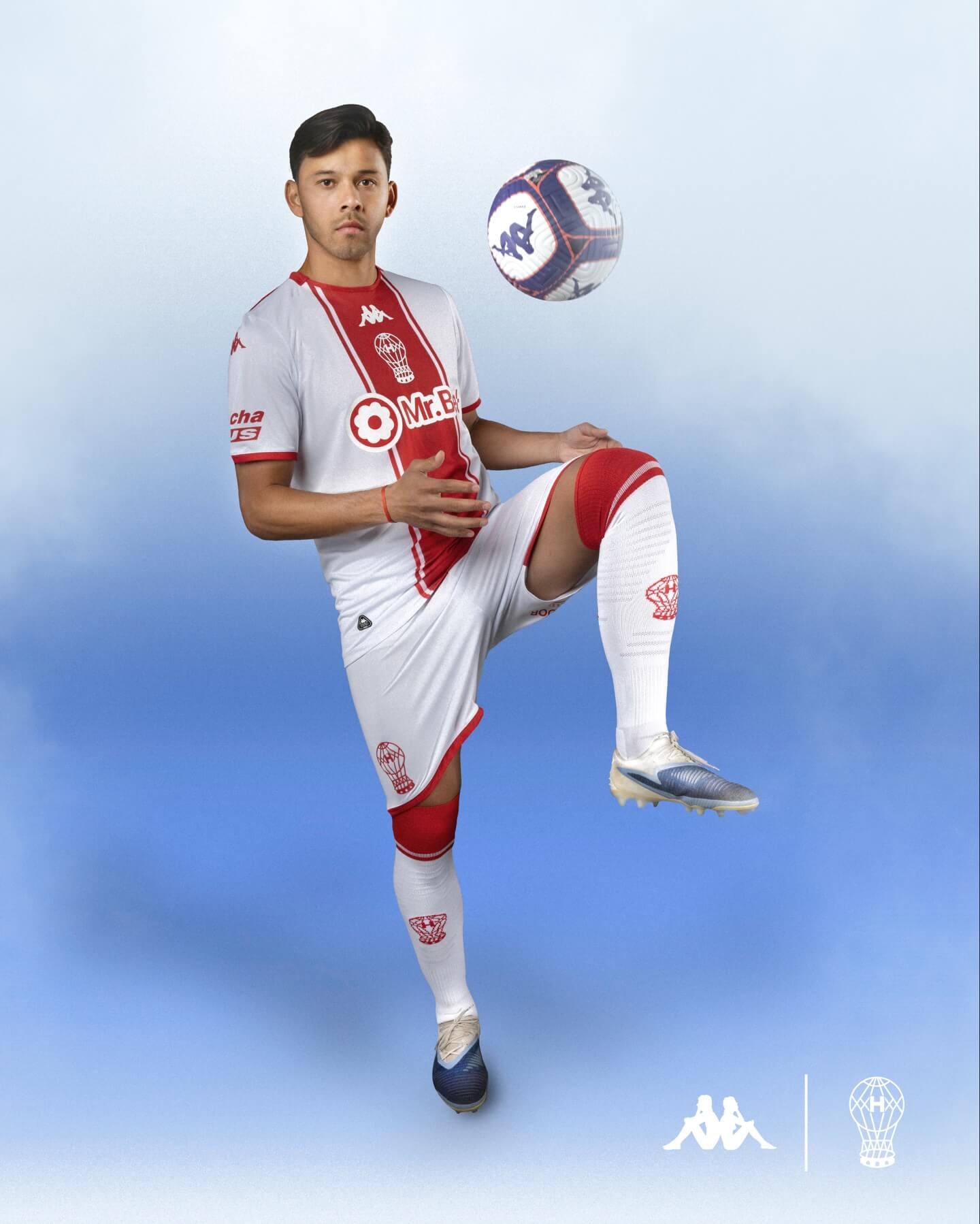 Camisa titular do CA Huracán 2026 Kappa
