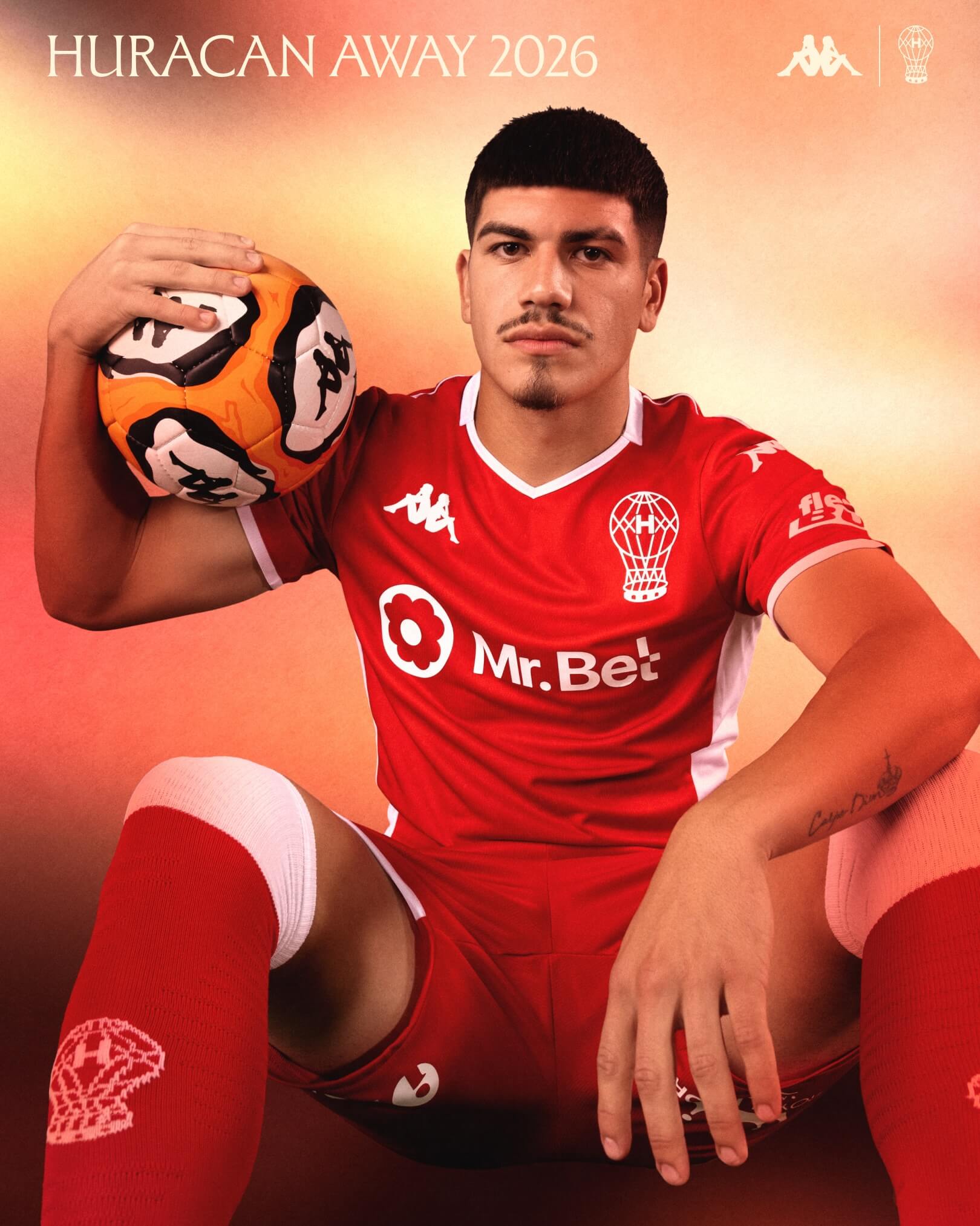 Camisa reserva do CA Huracán 2026 Kappa