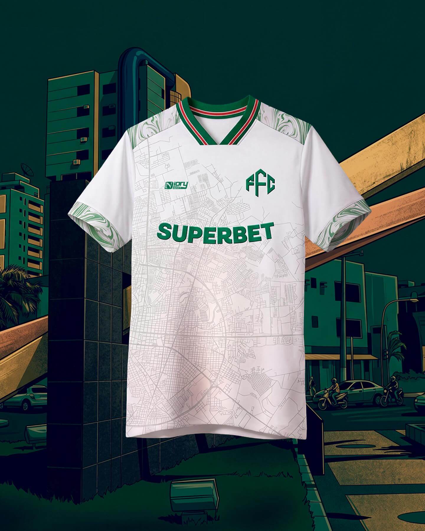 Camisa titular do Feira FC 2026 Niory Sport