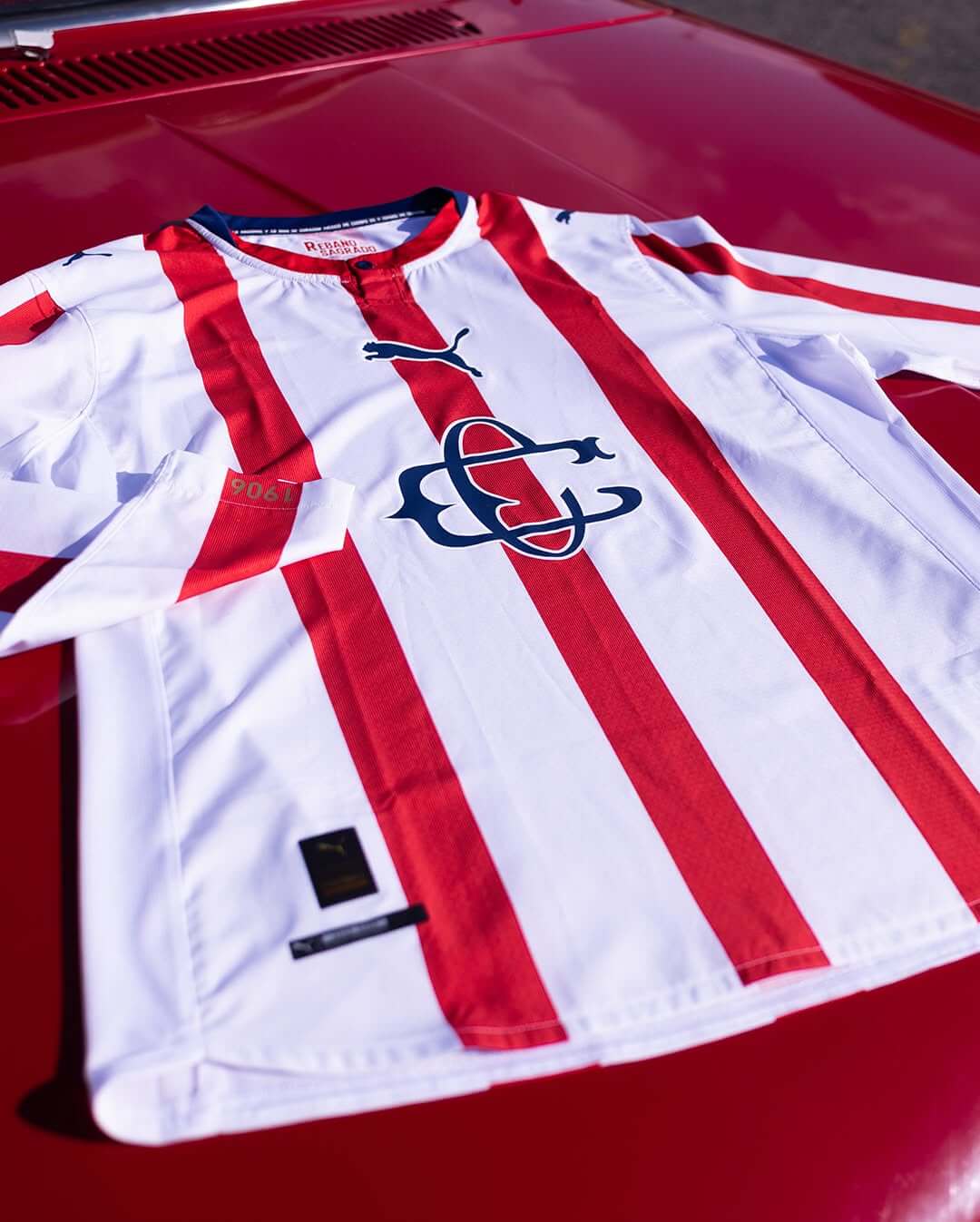 camisa 120 anos chivas