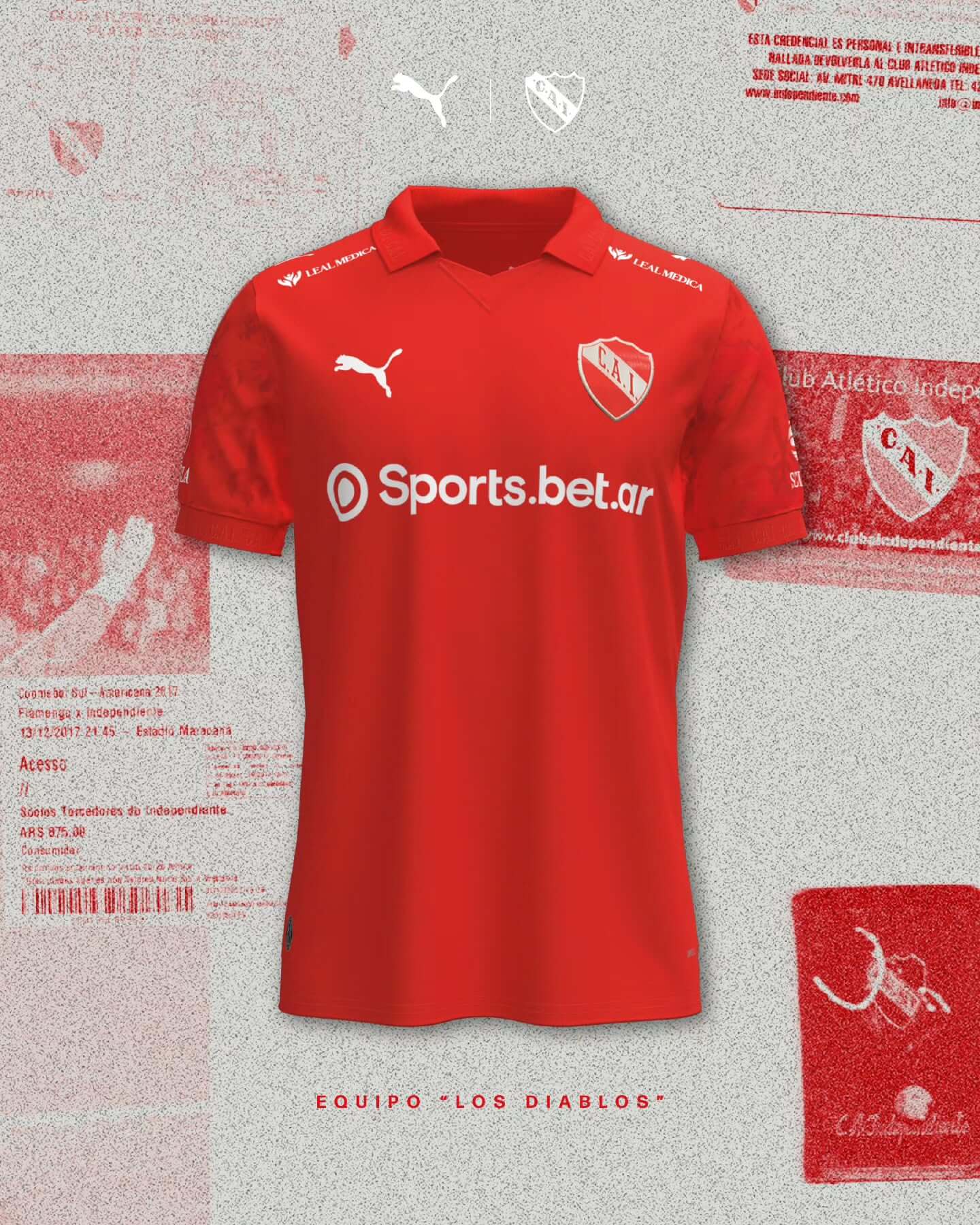 Camiseta del Hincha Independiente 2026 PUMA Los Diablos