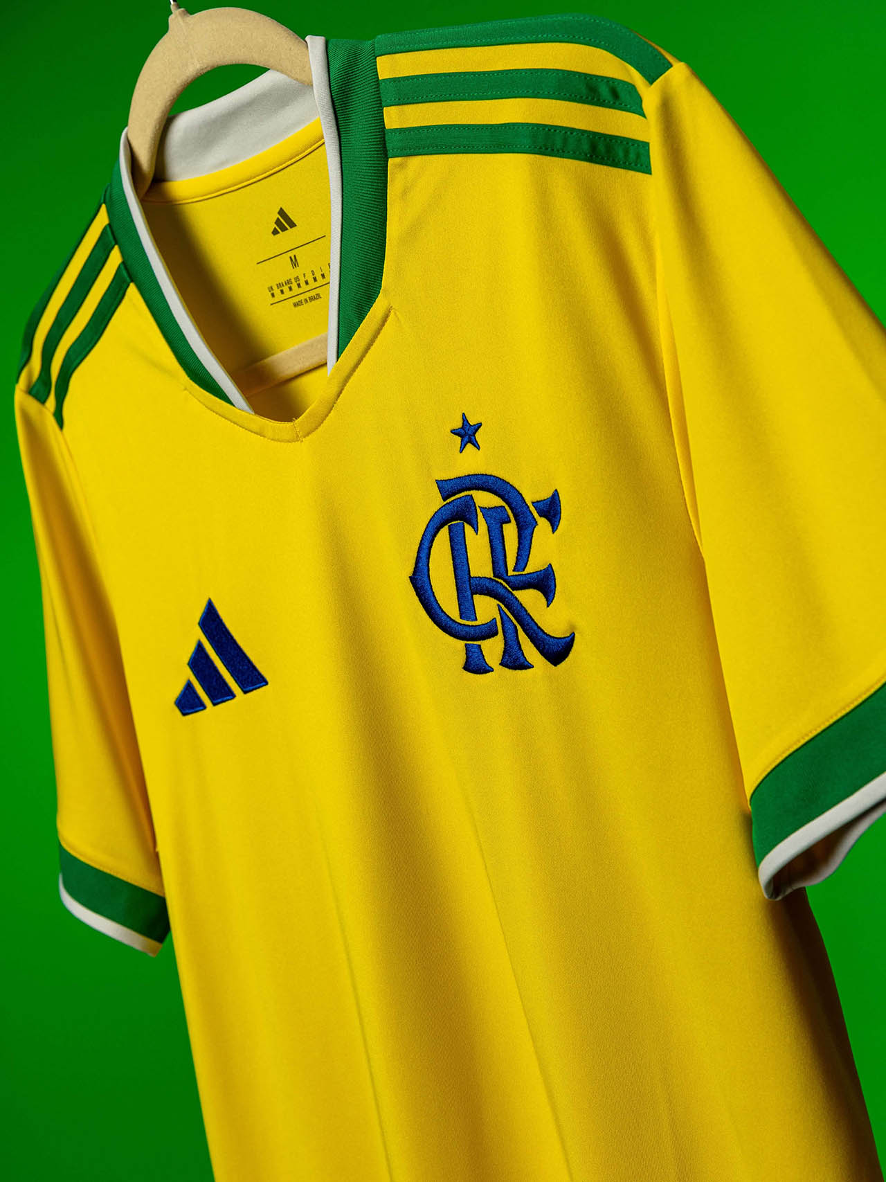 Camisa amarela do Flamengo Copa 2026 adidas 3