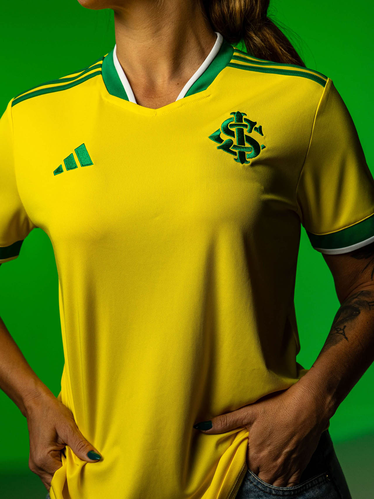 Camisa amarela do Internacional Copa 2026 adidas