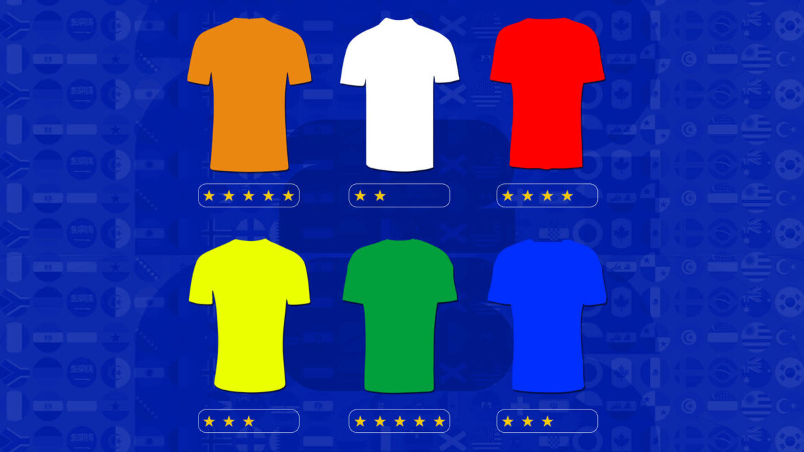 camisas mais bonitas da Copa do Mundo 2026
