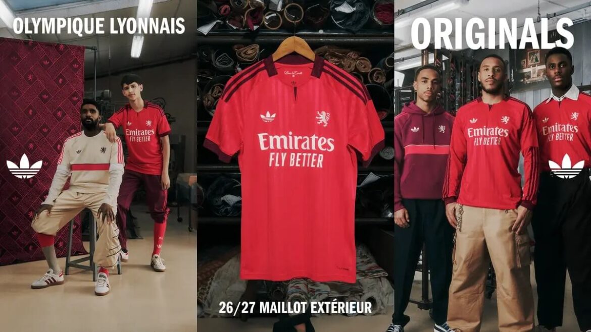camisa reserva lyon 2026-2027 adidas