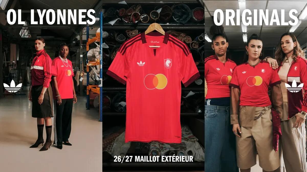 camisa reserva lyon 2026-2027 adidas