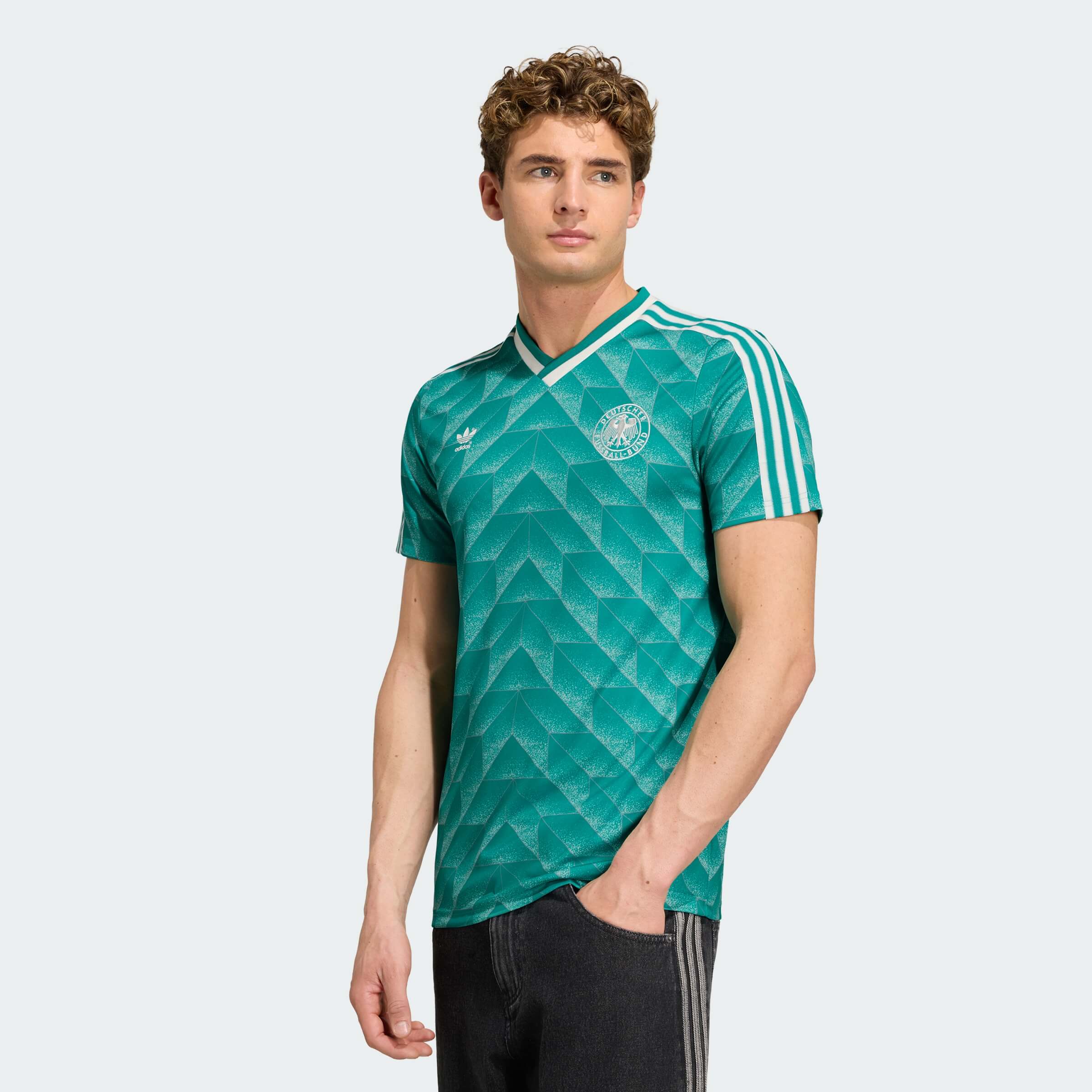 Camisa reserva da Alemanha 1990 adidas Remake