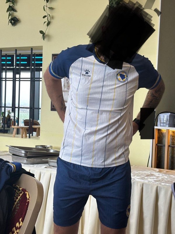Camisa reserva bósnia e herzegovina 2026 kelme