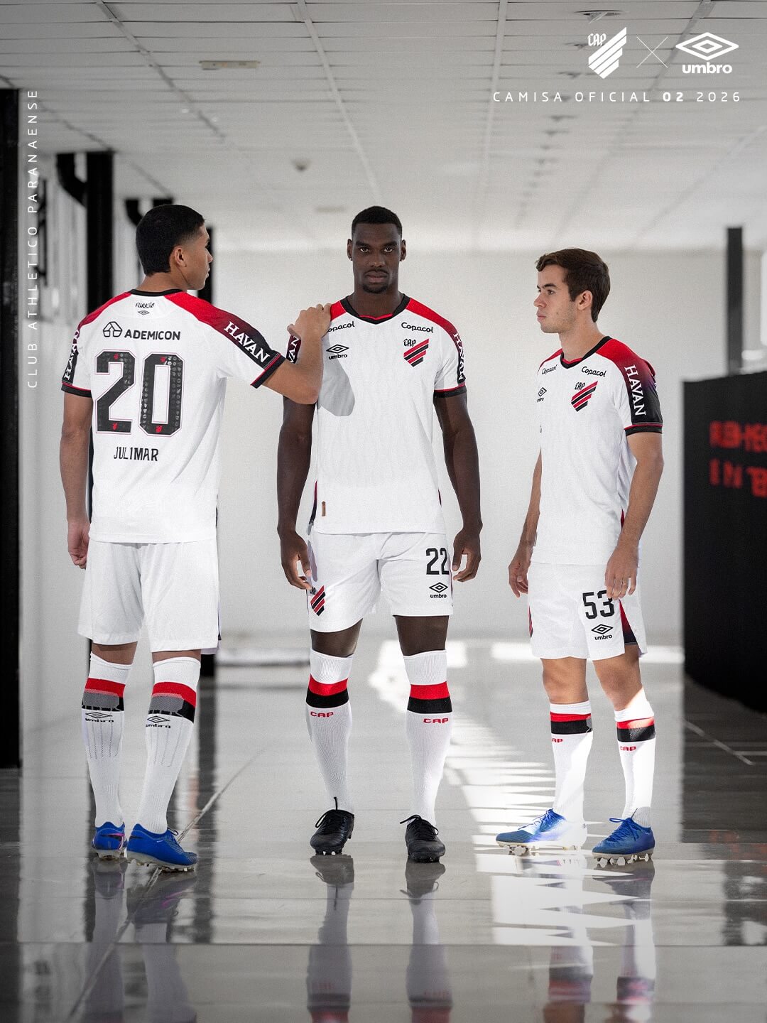 Camisa reserva do Athletico Paranaense 2026-2027 Umbro