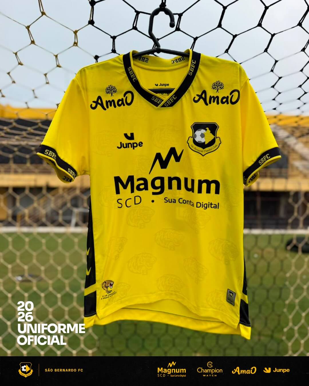 Camisas do São Bernardo FC 2026 Junpe Home