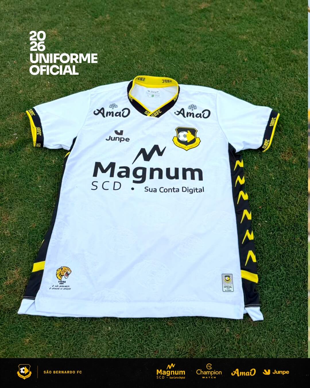 Camisas do São Bernardo FC 2026 Junpe Third