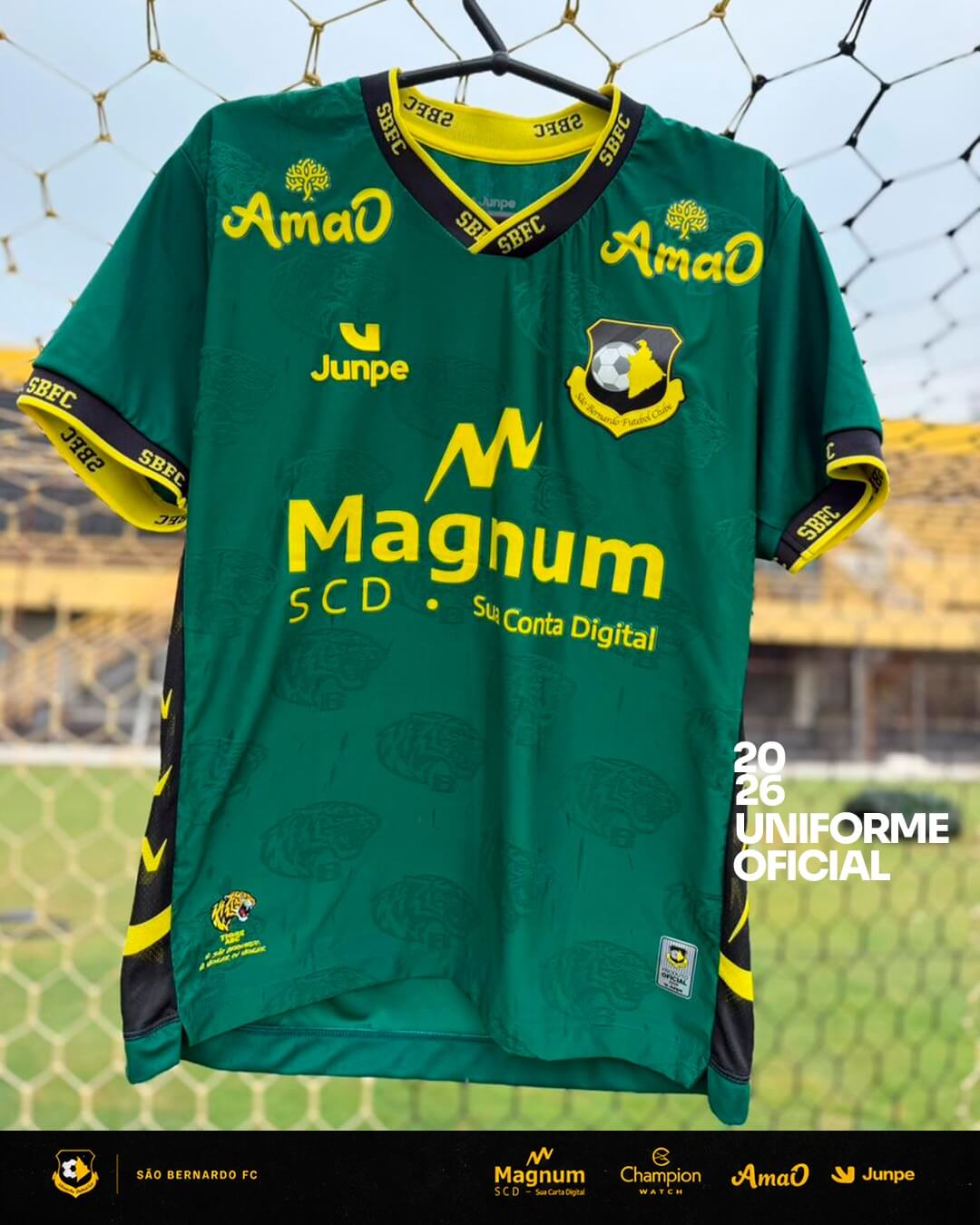 Camisas do São Bernardo FC 2026 Junpe GK